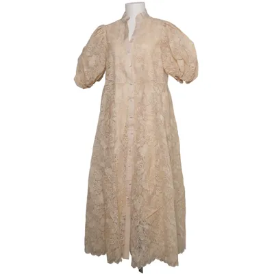 Kjole (Beige) fra Sunfere Polyester, Tencel