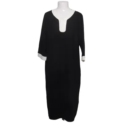 Jurk (Zwart, Wit) van Anna Field Curvy Elastaan, Polyamide, Viscose