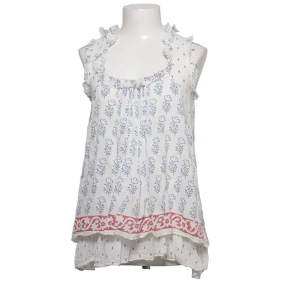 Haut (Blanc, Bleu, Rouge) de Flamenco Coton