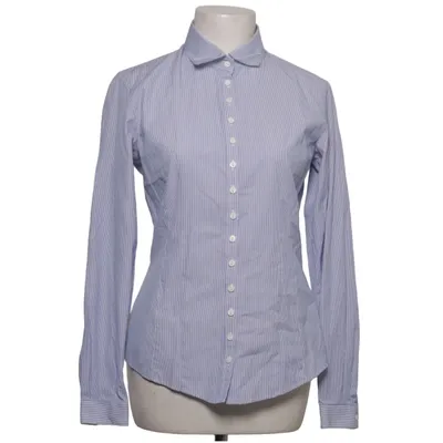 Hemd (Blau, Weiß) von The Shirt Factory Baumwolle