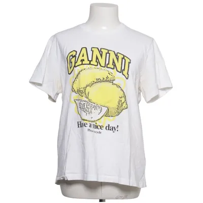 T-shirt (White) from Ganni Organic cotton
