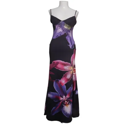 Robe longue (Noir, Multicolore) de Shein Élasthane, Polyester
