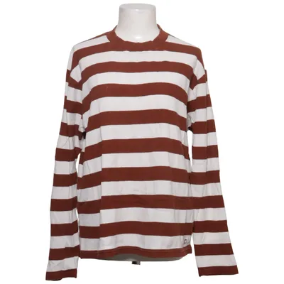Långärmad t-shirt (Brun, Vit) från Campus Bomull