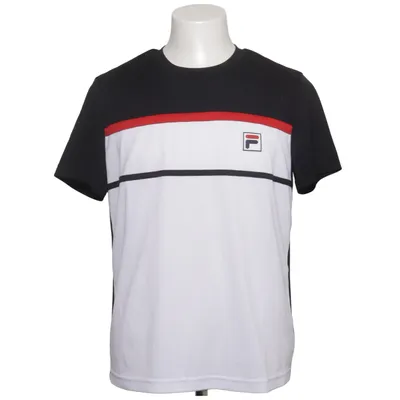T-shirt (Noir, Blanc, Rouge) de Fila Polyester