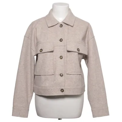 Överskjorta (Beige) från Dobber Polyester, Viskos, Ull