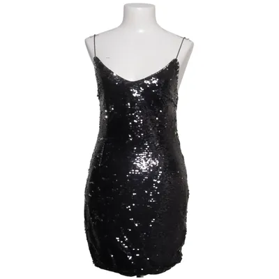 Cocktailjurk (Zwart, Zilver) van Vanessa Moe x NA-KD Polyester
