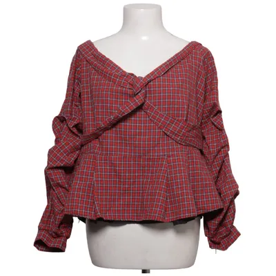 Blouse (Rood, Blauw, Wit) van Boohoo