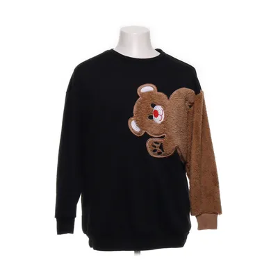 Collegetröja (Svart, Brun) från Shein Bomull, Polyester