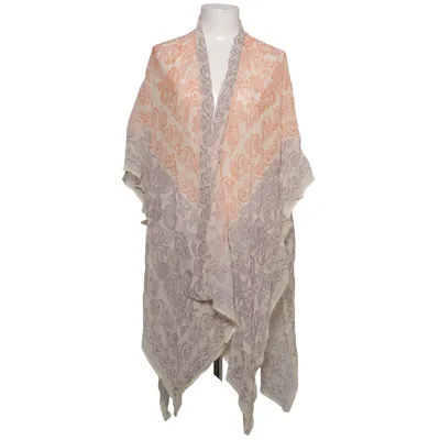 Poncho (Beige, Rosa, Grå) från Samaya Viskos