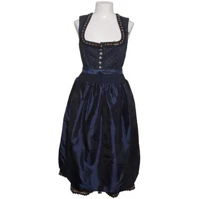 Dirndl (Blue, Gold, Multicolored) from Distler Cotton, Polyester