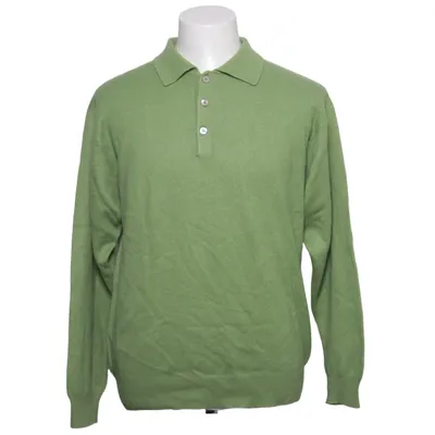 Pull-over (Vert) de Barisal Cachemire, Soie