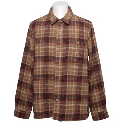 Chemise en flanelle (Marron, Rouge, Blanc) de Denham Acrylique, Polyester, Viscose, Laine