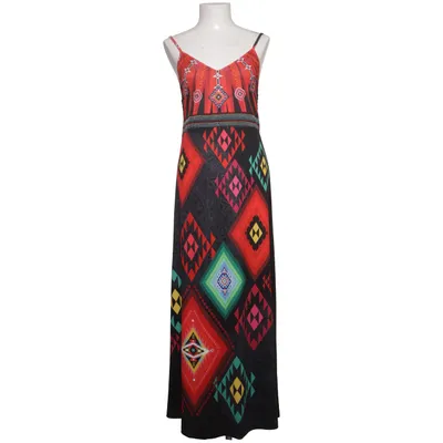 Robe longue (Noir, Multicolore) de 101 Idees Polyester