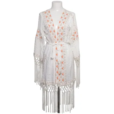 Wrap cardigan (White, Orange) from Ester Elenora