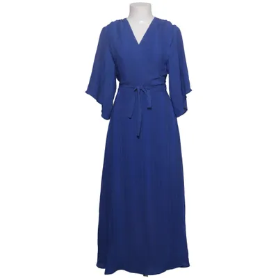 Wrap dress (Blue) from Liquorish Polyester