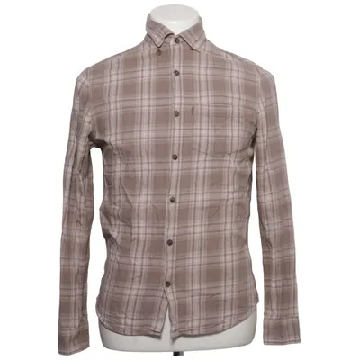 Flannel shirt (Brown, White) from Lexington