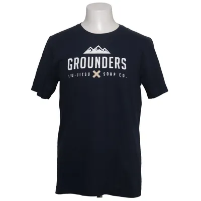 T-shirt (Blauw) van District Katoen
