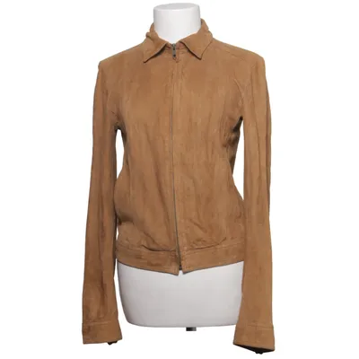 Leather jacket (Brown) from Mango Casualwear Leather