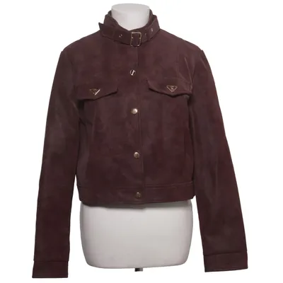 Jacket (Brown) from Softy Polyester, Polyurethane