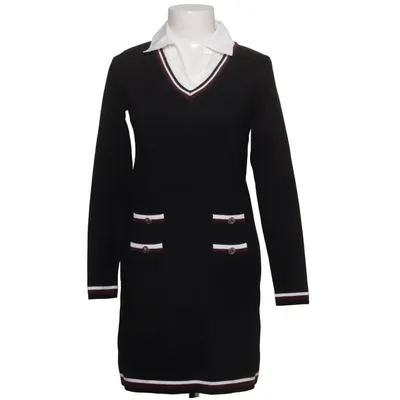 Kleid (Schwarz, Weiß, Rot) von Morgan de Toi Polyester, Viskose