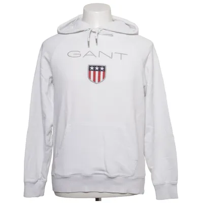 Hættetrøje (Hvid) fra GANT Bomuld, Polyester