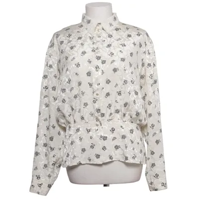 Blouse (White, Black) from Lisca Polyester
