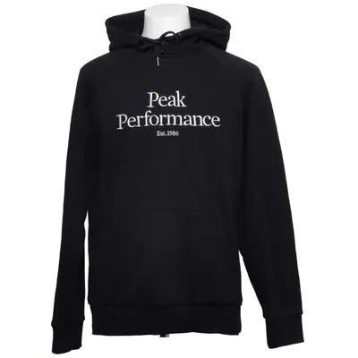 Huvtröja (Svart) från Peak Performance Bomull, Polyester