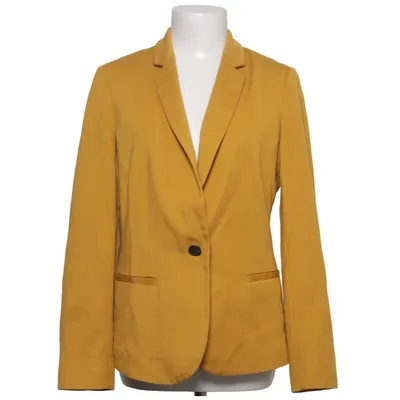 Blazer (Yellow) from WE Fashion Elastane, Polyamide, Polyester, Viscose