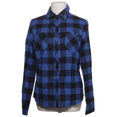 Chemise en flanelle (Bleu, Noir) de Banned Coton