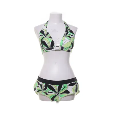 Bikini (Grøn, Hvid, Sort) fra Warp Elastan, Polyamid, Polyester
