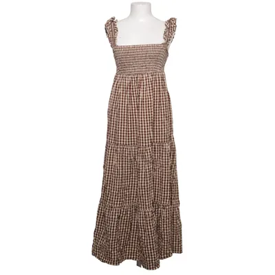 Maxikleid (Braun, Weiß) von Nobody's Child Bio-Baumwolle