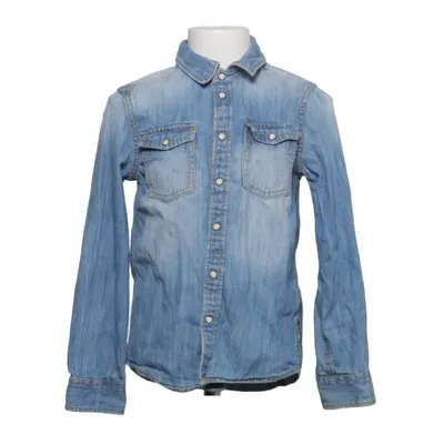 Denim shirt (Blue) from Polarn O. Pyret Cotton