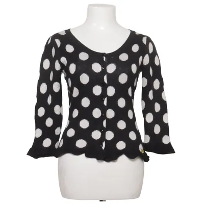 Cardigan (Noir, Blanc) de Fornarina Angora, Coton, Polyamide