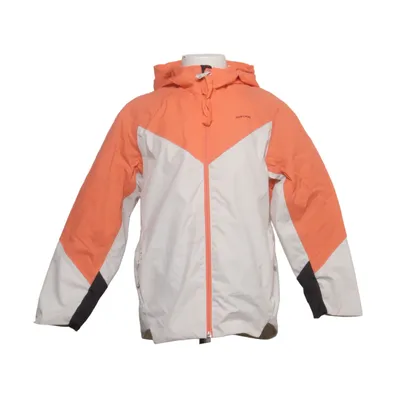 Veste polaire (Orange, Blanc, Noir) de Quechua Élasthane, Polyamide, Polyester, Polyuréthane