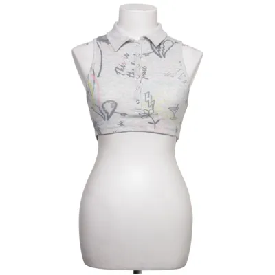 Crop top (Grå, Flerfärgad) från Jaded London Bomull, Elastan, Polyester
