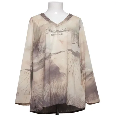 Top (Beige, Brown) from Laura Kent Polyester