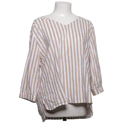Blouse (Marron, Blanc) de Betty & Co Coton, Élasthane, Polyamide