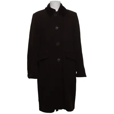 Coat (Brown) from Gabrini Angora, Polyamide, Wool
