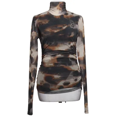 Top (Sort, Brun, Beige) fra Gestuz Elastan, Genanvendt polyester