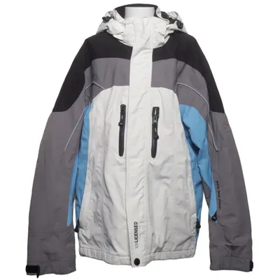 Ski jacket (White, Blue, Gray) from Unlicensed Polyamide, Polyester