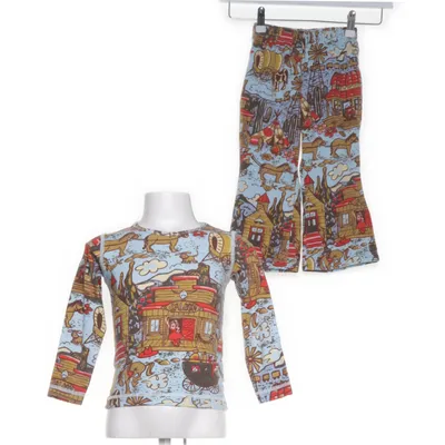 Pyjama (Blauw, Meerkleurig) van Oilily Katoen, Elastaan