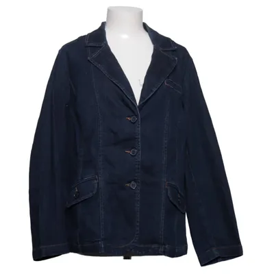 Veste en jean (Bleu) de Lane Bryant Coton, Élasthane