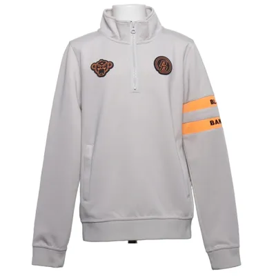 Fleece sweater (Gray, Orange) from J.R.
