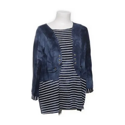 Blus (Blå, Vit, Silverfärgad) från La Bella