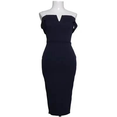 Cocktailklänning (Blå) från Boohoo Night Elastan, Polyester