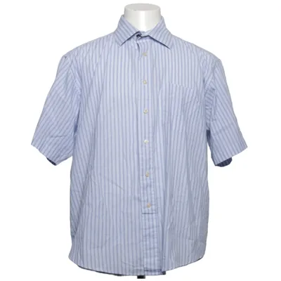 Short sleeve shirt (Blue, White) from Glen Oaks Cotton, Polyester