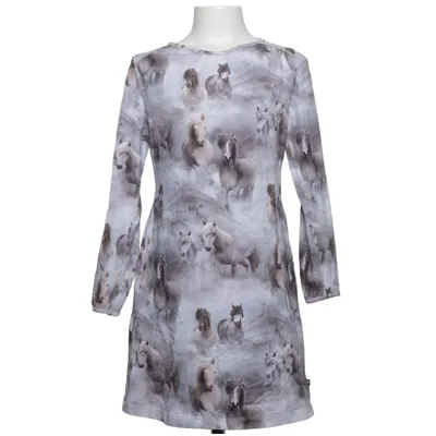 Robe (Gris, Blanc) de Molo Coton, Élasthane