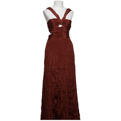 Långklänning (Brun) från H&M Studio Polyester, Viskos