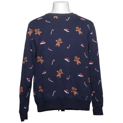Weihnachtspullover (Blau, Mehrfarbig) von "SU" Baumwolle, Polyester