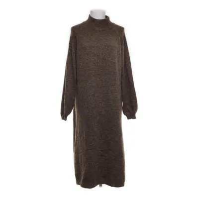 Jurk met col (Bruin) van Y.A.S Polyester, Acryl, Nylon